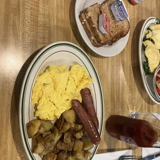 Chicken Apple Sausage with 2 Eggs