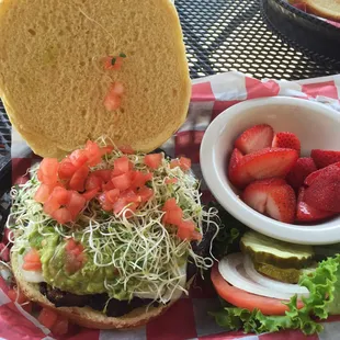 Veggie Baja burger