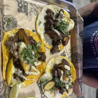 Caribbean Carne Tacos