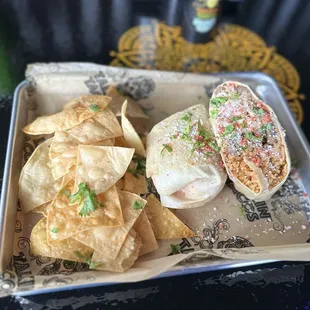 Steak burrito
