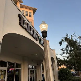 outside