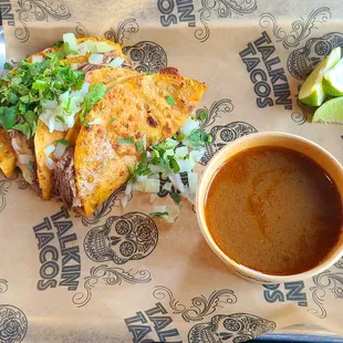 Birria tacos