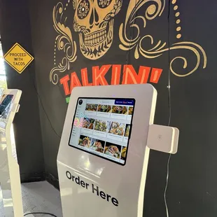 Order at the kiosk