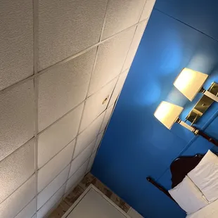 You can see the smoke alarm has been removed and my door doesn't seem very secure