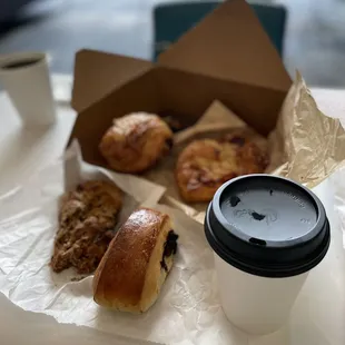 Chocolate scone and brioche!