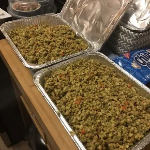 1/4 sheets x2 Thanksgiving stuffing