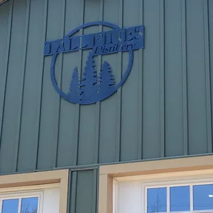 the front of the building