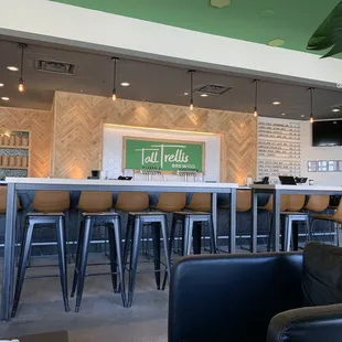 Snapped between rushed - I.e. mid morning for a quiet coffee.