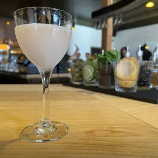 Tallboy's delicious Lychee Martini after a few sips