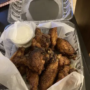 Lemon pepper wings