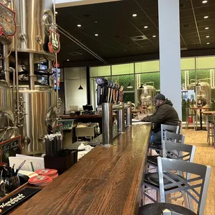 a man sitting at the bar