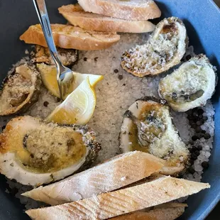 Charbroil oysters