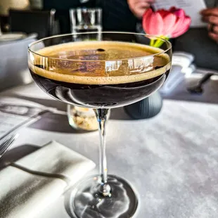 Espresso Martini with tequila