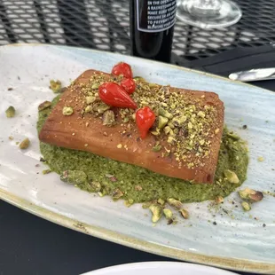 Fritto -- feta, pistachio