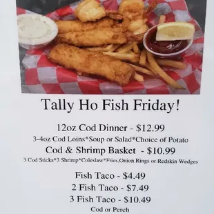Fish Friday Special