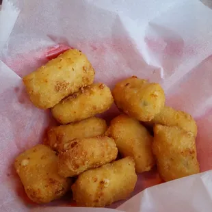 Mac and cheese bites