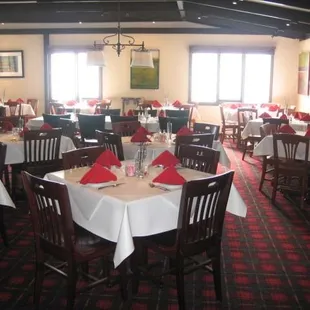 The dining room