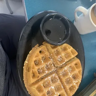 Delicious Belgian waffle