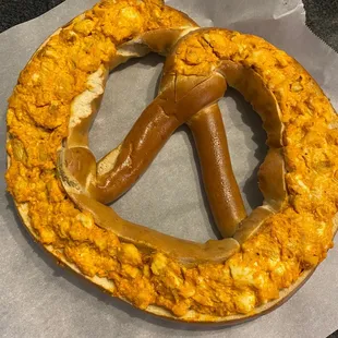 Buffalo pretzel - cooked