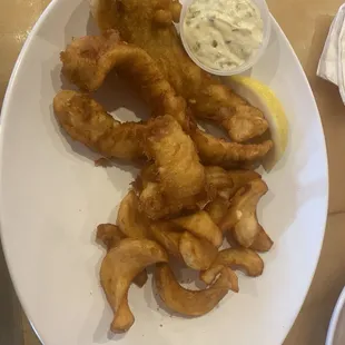 3pc Cod Fish Fry w/ Tally Fries + Lemon &amp; Tartar sauce