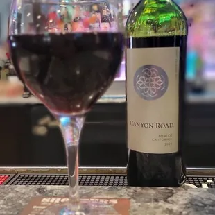 Large selection.  Full bar Attentive barstaff