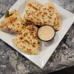 Amazing chicken quesadilla!
