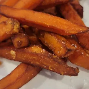 Sweet potato fries cooked perfectly...