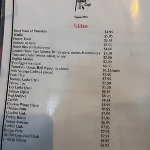 Menu 7/2023