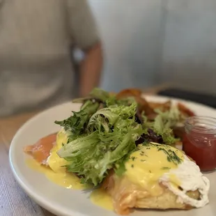 Eggs Royale with Smoked Salmon Benedict