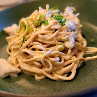 Chilled Spaghetti w/ Crab