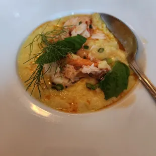 Lobster with polenta. This was my favorite course!