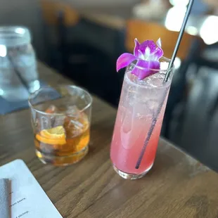 Old Fashioned and French 75
