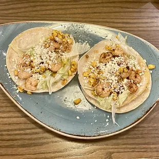 Shrimp and Corn Tacos