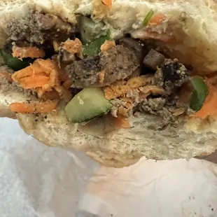 Pork Bahn Mi Sandwich