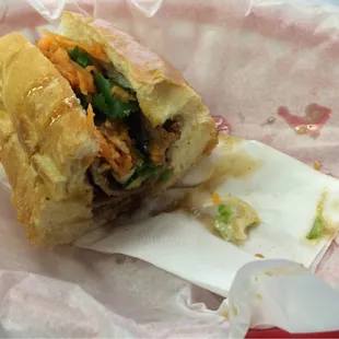 Lemongrass Beef Sandwich