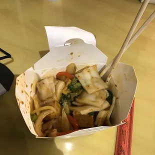 Drunken noodles