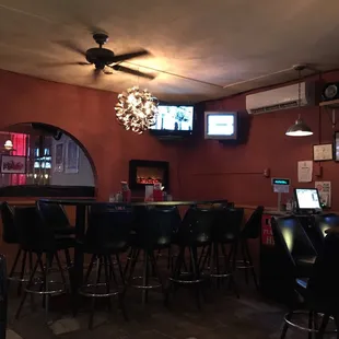I loved it when I come in, TCM channel is on in main room.  Plus the decor is fabulous.