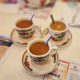 Hot milk tea
