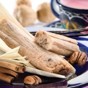 Dessert Cinnamon &amp; Pecan Tamales (Perfect with coffee or a cup of Hot Chocolate)
