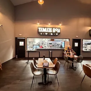 Front view from the wall