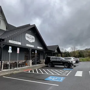Shared space inside the Valley Public House