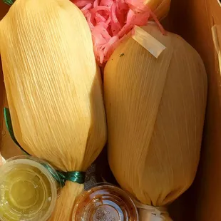 Huge tamales