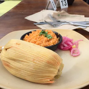 Oaxacan Tamales Wrapped