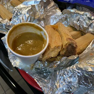 Kadillac Lite, Carne Guisada and hot sauce