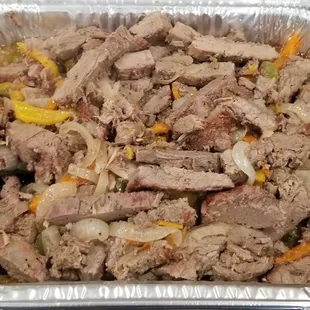 Beef fajitas