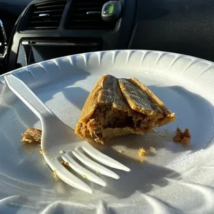 A very yummy tamale !!