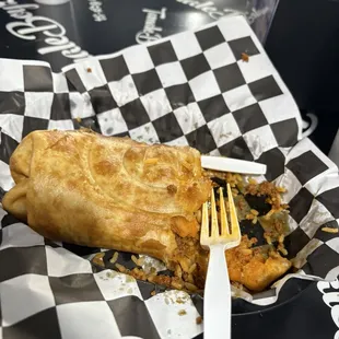 Beef chimichanga