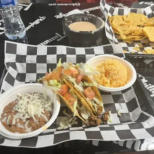 Crunchy Taco Platter