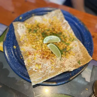 Chicharron elote