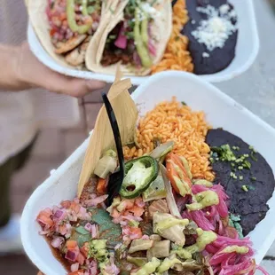 Vegan Tamale, Tacos